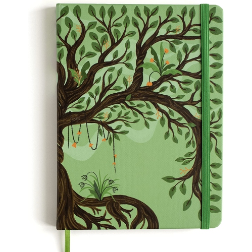 Rileys Tree of Life, 8" x 6", Blank Journal 240 Pages, Ivory Paper, Blank Notebook for Men and Women, Great Gift for Creatives