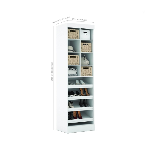 Pur 25“ Closet Organizer - White