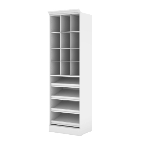 Versatile 25” Closet Organizer - White