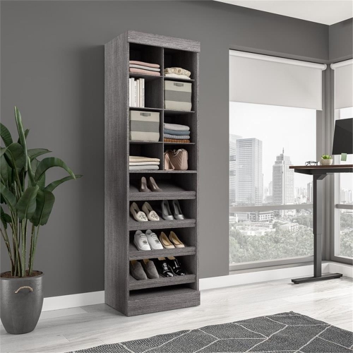 Pur 25“ Closet Organizer - Bark Grey