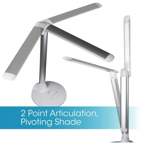 OTTLITE Command LED Desk Lamp with Voice Assistant