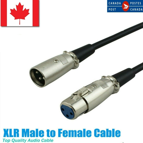 Weaving 3 Pin XLR Microphone Shielded Cable Male to Female Audio Extension Cord