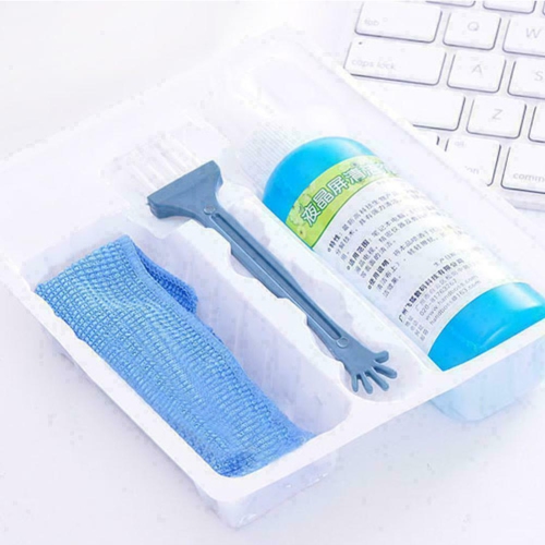 Phone Tablet Laptop LCD Screen Cleaning Cleaner Kit With Spray Cloth Brush tool