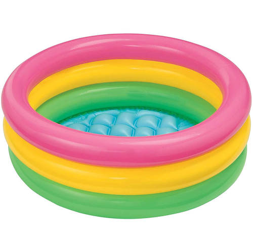 Summer Sunset Glow Inflatable Baby Swimming Pool Outdoor Water Game Play Center