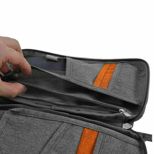 Pochette portefeuille de voyage porte-passeport porte-carte de crédit porte-documents porte-billets sac de rangement CA