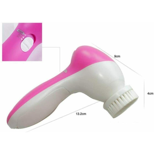 Protable 5in1 Multifunction Electric Face Facial Cleansing Brush Skin Care Clean