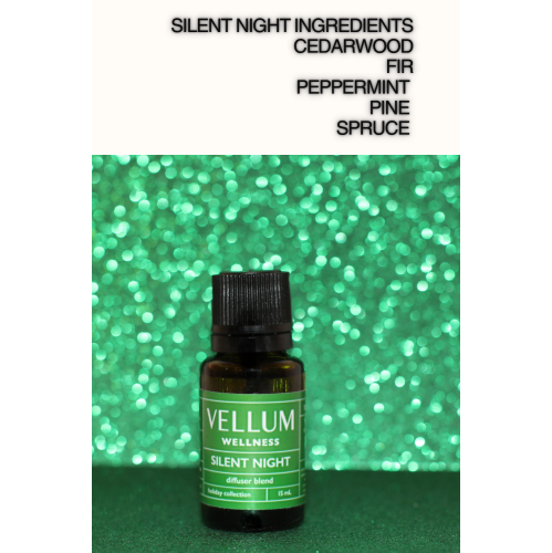 Vellum Wellness Silent Night Holiday Blend for Aroma Diffuser