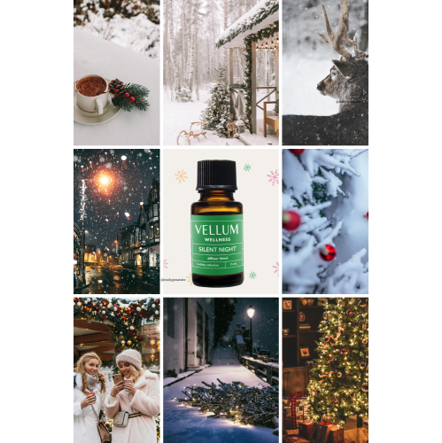 Vellum Wellness Silent Night Holiday Blend for Aroma Diffuser