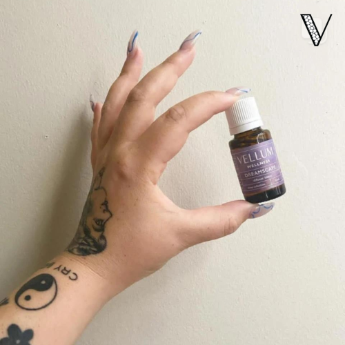 Vellum Wellness Dreamscape Sleep Essential Oil Blend 15 ml for use in Aroma Diffuser, Pillow Mist