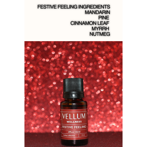 Vellum Wellness Festive Feeling Holiday Blend for Aroma Diffusers