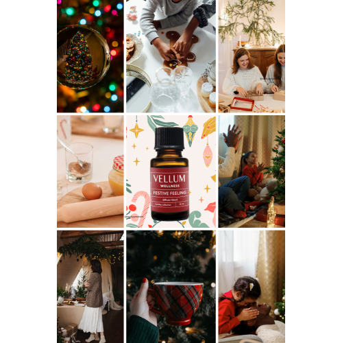 Vellum Wellness Festive Feeling Holiday Blend for Aroma Diffusers