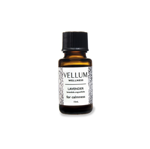 Vellum Wellness Lavender Essential Oil 15ml for sleep, use in aroma diffusers or natural skincare