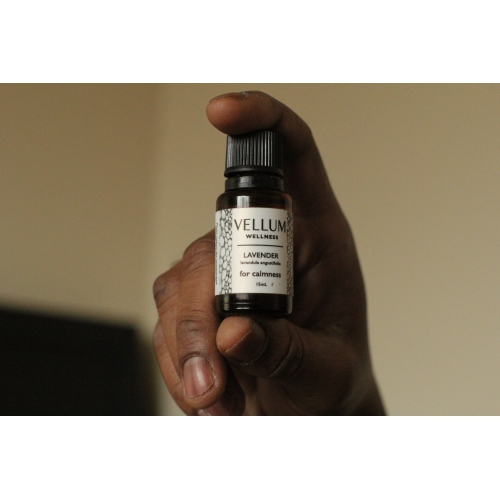 Vellum Wellness Lavender Essential Oil 15ml for sleep, use in aroma diffusers or natural skincare