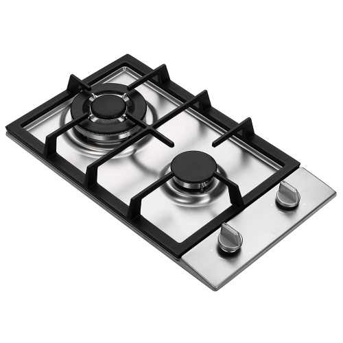Ramblewood GC2-37N high efficiency 2 burner gas cooktop…