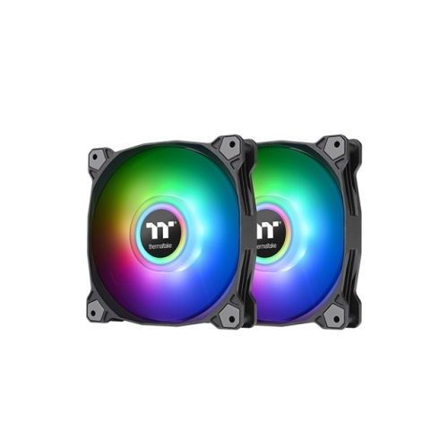 Thermaltake Fan CL-F115-PL12SW-B Pure Duo 12 Black ARGB 2Pack Retail
