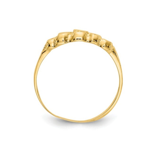 Ladies 14K Yellow Gold Nugget Ring