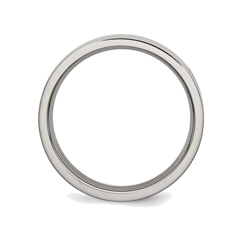 Ladies or Mens Chisel Titanium 5mm Comfort Fit Wedding Band Ring