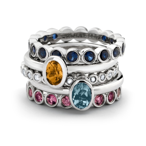 2/5 Carat Solitaire Oval Citrine Ring in Sterling Silver