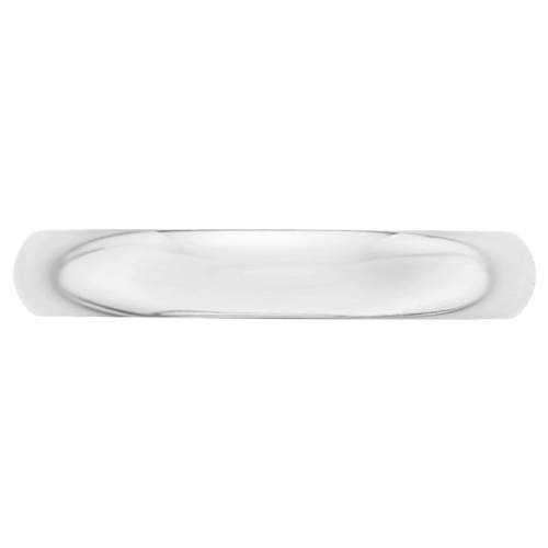 Ladies or Mens 14K White Gold 4mm Wedding Band Ring