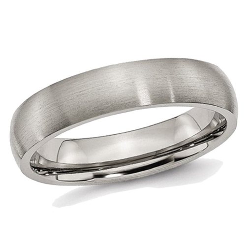 GEM AND HARMONY  Mens Titanium 5MM Comfort Fit Wedding Band Ring In Multicolor