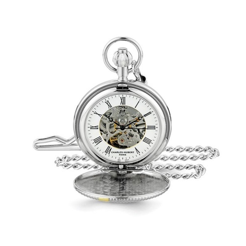 Charles Hubert Two-Tone Hunter Case Pocket Watch (48mm)