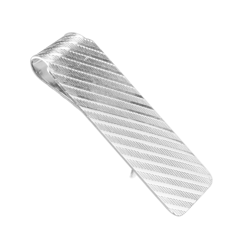 Sterling Silver Rhodium Plated Money Clip