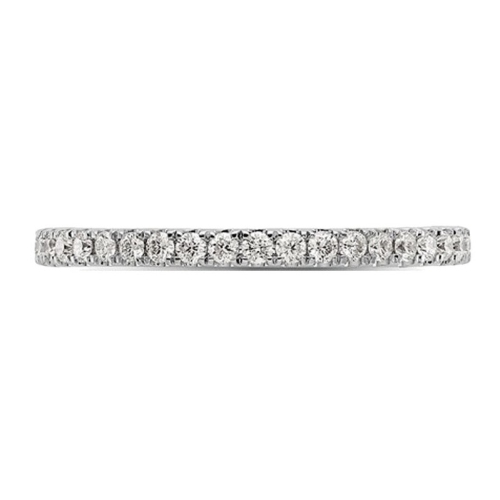 1/2 Carat Diamond Eternity Wedding Band Ring in 14K White Gold