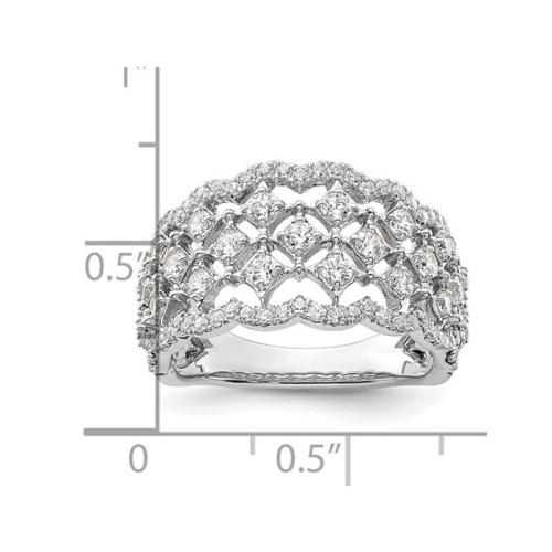 1.00 Carat Lab-Grown Diamond Ring in 14K White Gold