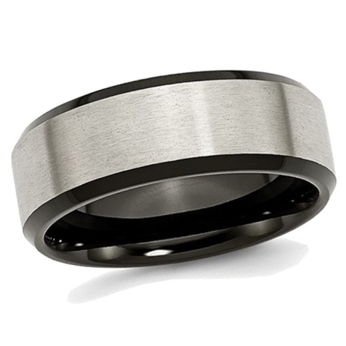 Mens titanium wedding bands on sale canada