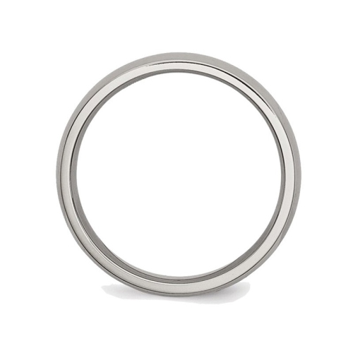 Mens Chisel Titanium 5mm Polished Wedding Band Ring