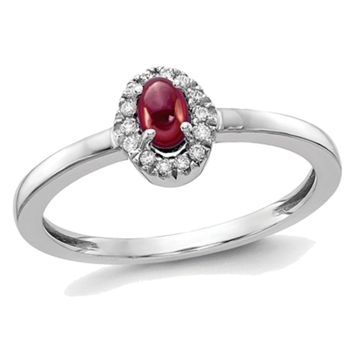 Natural clearance garnet ring