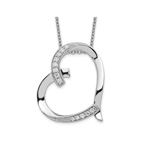 I Love You Mom Pendant Necklace in Antiqued Sterling Silver with Chain