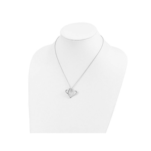 A Part of My Heart Pendant Necklace in Sterling Silver with Chain