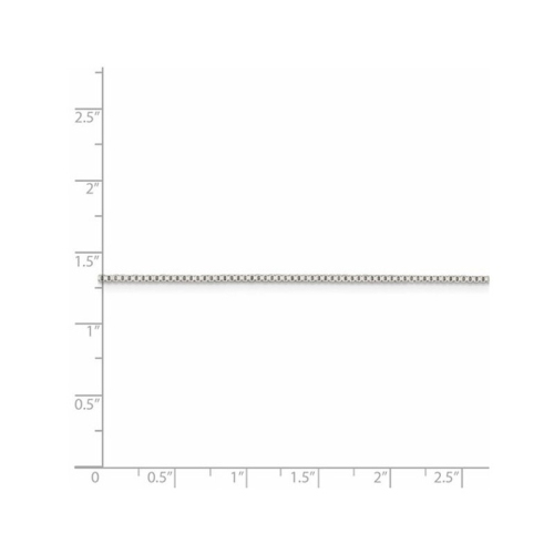 Box Chain Necklace in Sterling Silver 20 Inches