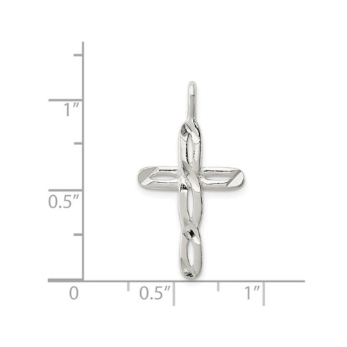 Sterling Silver Cross Pendant Necklace with Chain