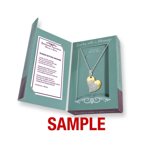 Lifetime Friend Pendant Necklace in Sterling Silver with Synthetic Cubic Zirconia