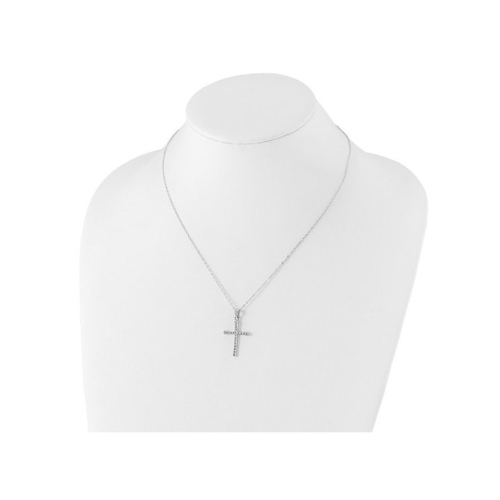 Sterling Silver Cross Pendant Necklace with Chain