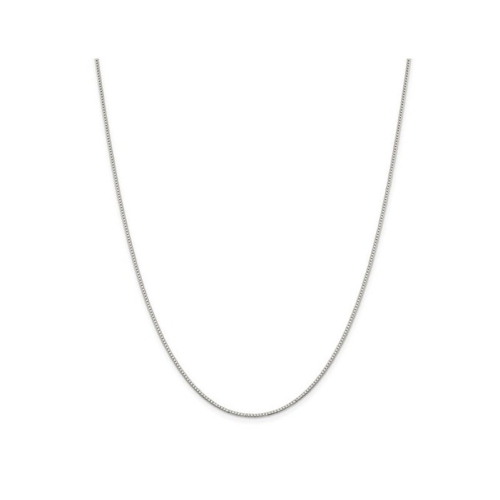 Box Chain Necklace in Sterling Silver 18 Inches