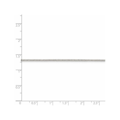 Box Chain Necklace in Sterling Silver 18 Inches