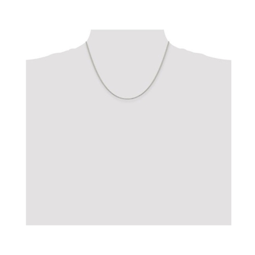 Box Chain Necklace in Sterling Silver 18 Inches