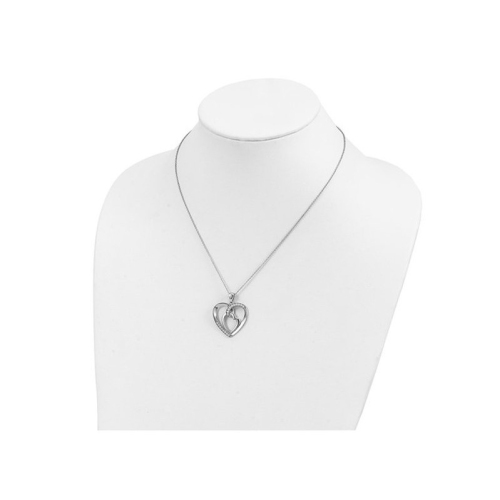 My Heart to Yours Pendant Necklace in Sterling Silver with Chain