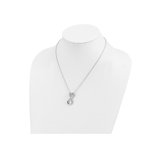 -Infinite Love- Pendant Necklace in Sterling Silver with Chain
