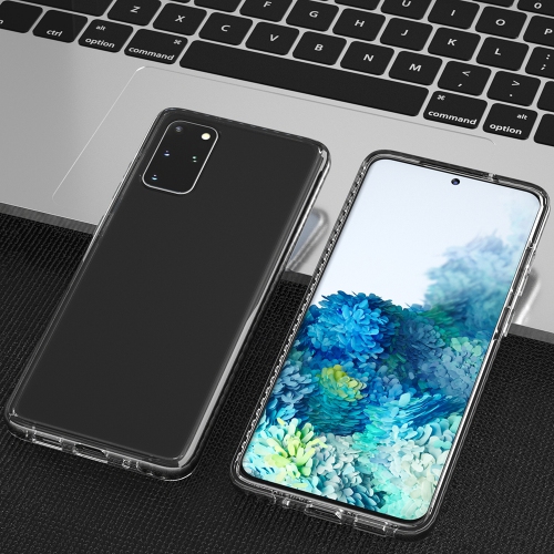 Juvenileway Protection Plus Series Designed with 3 Material Protection for Samsung Galaxy S20+ - Black