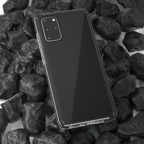 Juvenileway Protection Plus Series Designed with 3 Material Protection for Samsung Galaxy S20+ - Black