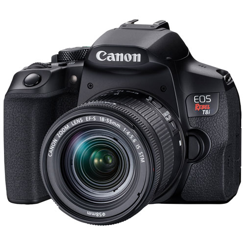 Canon EOS Rebel T8i DSLR Camera with EF-S 18-55mm IS STM Lens Kit