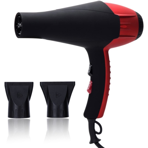 ISTAR  Professional Ionic Salon Hair Dryer, 2100 Watt Powerful Ac Motor Ceramic Tourmaline Ion Blow Dryer, Quiet Hair Dryers 2 Concentrator Nozzle