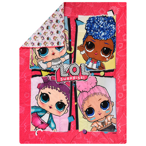 L.O.L. Surprise! 4-Piece Bedding Set - Twin - Pink