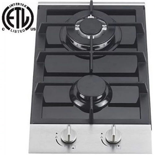 Ramblewood 2 burner gas cooktop(Natural Gas), GC2-48N, ETL Safety Certified