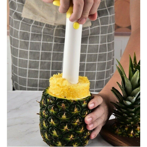 Éplucheur à coupe-ananas et outil à trancher avec lame tranchante pour coupe -ananas en dés