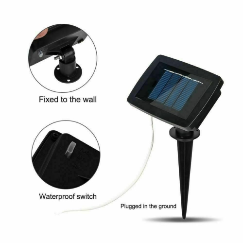 20 LED Solar String Lights Patio Party Yard Garden Wedding Waterproof Outdoor